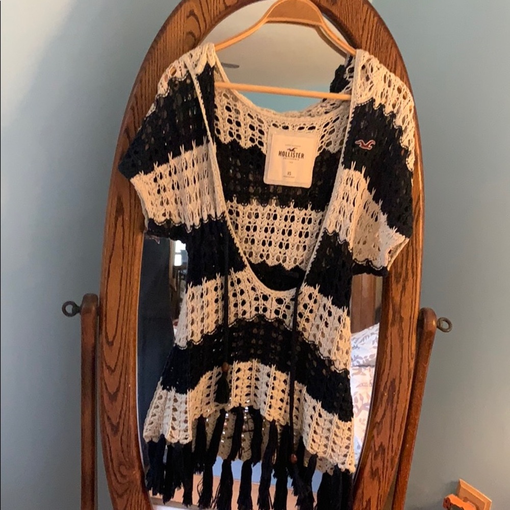 Crochet bathing suit cover up